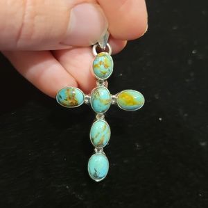 Turquoise Sterling Silver Pendant